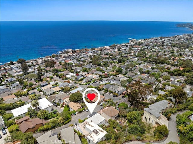2142 Ruby Pl, Laguna Beach, CA 92651 - aerial view of residential area featuring a nearby body of water