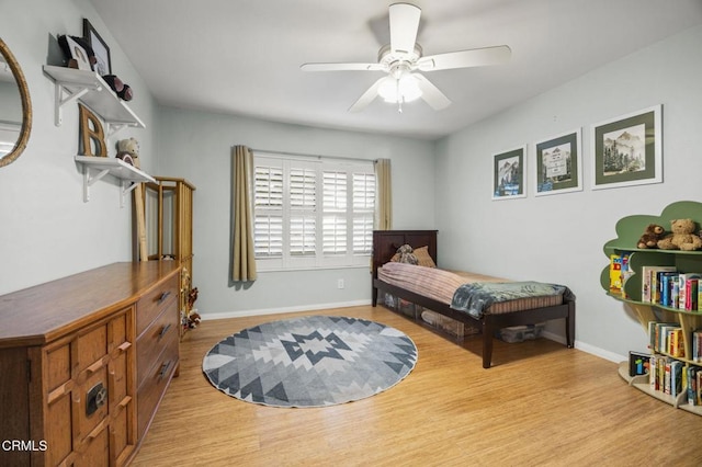 825 Murdoch Ln, Ventura, CA 93003 - bedroom featuring wood finished floors, baseboards, and ceiling fan