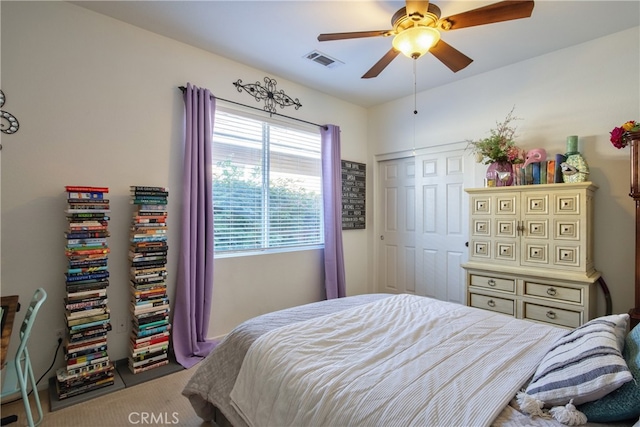 84692 Pavone Way, Indio, CA 92203 - bedroom with carpet flooring and ceiling fan