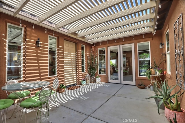 84692 Pavone Way, Indio, CA 92203 - view of patio with a pergola and outdoor dining area