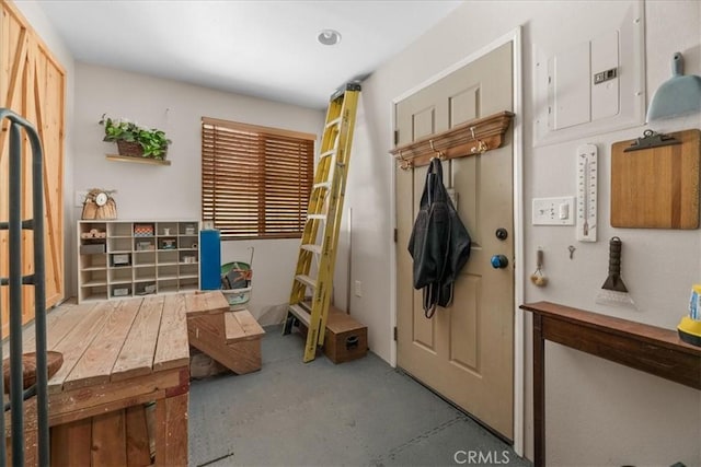 38855 Big Bear Blvd, Big Bear Lake, CA 92315 - entryway with finished concrete floors