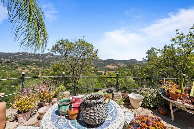 979 Canyon Heights Rd, Fallbrook, CA 92028 - balcony with a mountain view