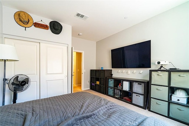 1357 Bannock St, Beaumont, CA 92223 - carpeted bedroom featuring a closet and baseboards