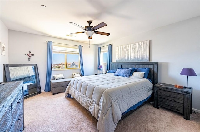 1357 Bannock St, Beaumont, CA 92223 - carpeted bedroom featuring ceiling fan