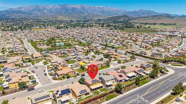 1357 Bannock St, Beaumont, CA 92223 - aerial perspective of suburban area with a mountain backdrop
