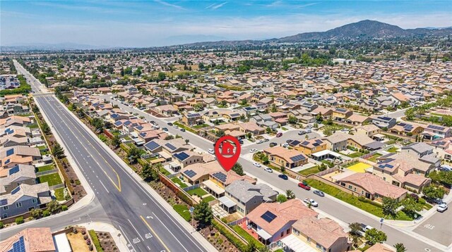 1357 Bannock St, Beaumont, CA 92223 - aerial view of residential area with a mountainous background