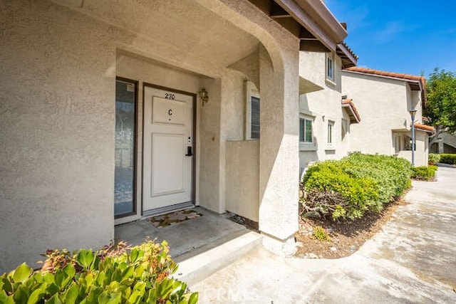 23391 La Crescenta Unit 270C, Mission Viejo, CA 92691 - property entrance with stucco siding