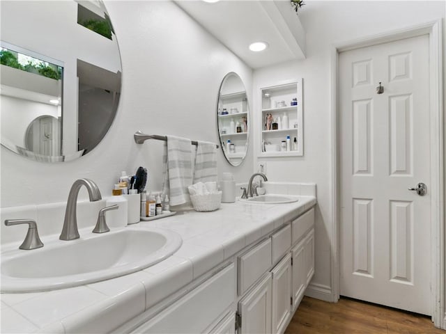 24822 Cutter, Laguna Niguel, CA 92677 - full bath featuring double vanity and wood finished floors