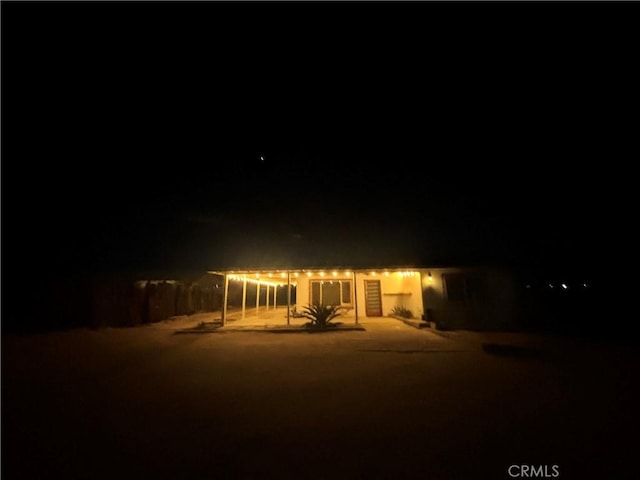 3940 Morongo Rd Unit 29, Palms, CA 92277 - view of back of house at twilight
