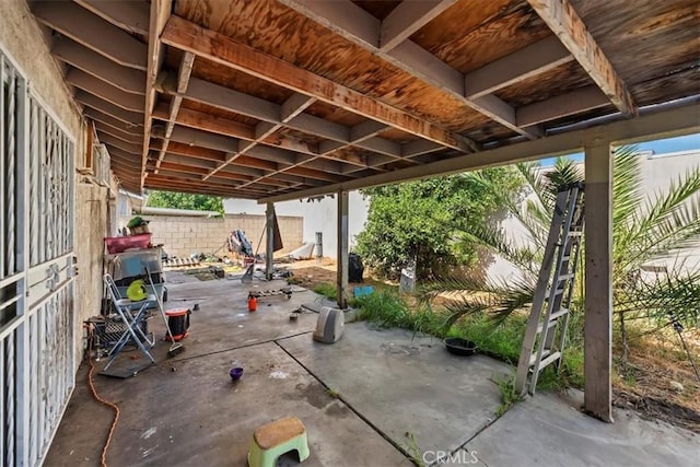435 Leverett Ave, La Puente, CA 91744 - fenced backyard with a patio area