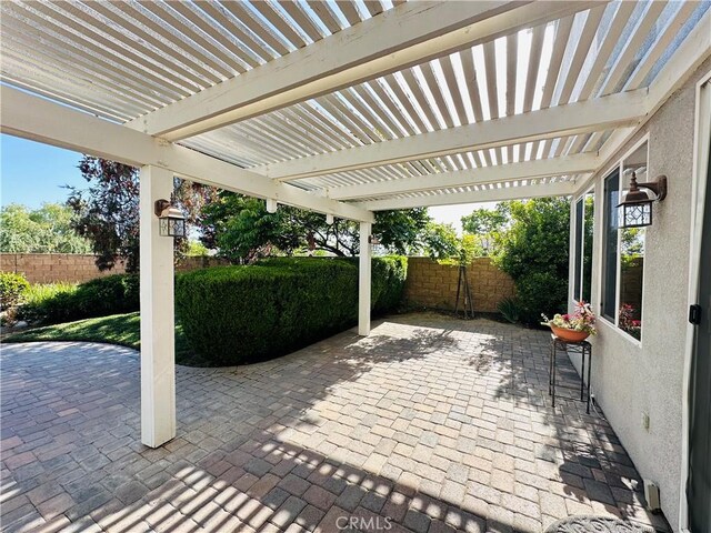 40973 Cebu Dr, Temecula, CA 92591 - view of patio with fence and a pergola
