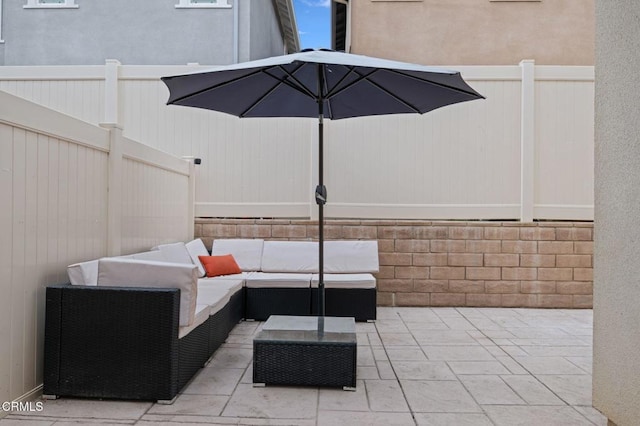 345 Allen Dr, Santa Paula, CA 93060 - view of patio / terrace featuring an outdoor living space