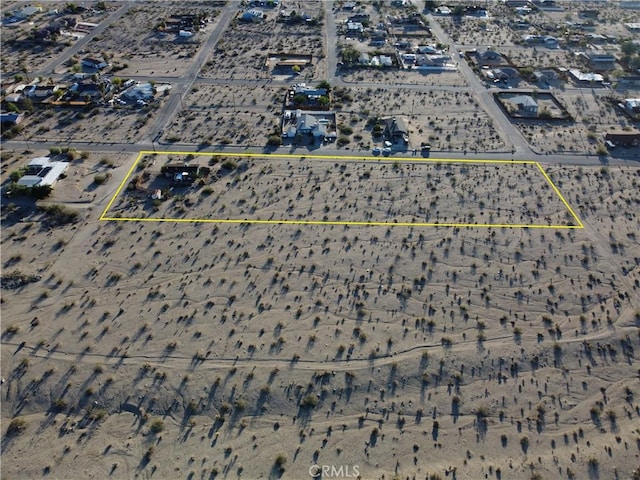 7677 Bedouin Ave Unit 29, Palms, CA 92277 - aerial overview of property's location featuring property parcel outlined