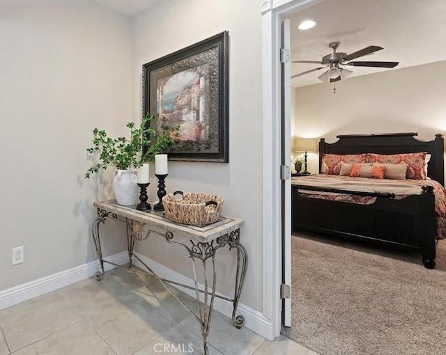 26780 Camino Seco, Temecula, CA 92590 - bedroom featuring baseboards and light tile patterned flooring