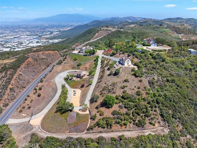 26780 Camino Seco, Temecula, CA 92590 - aerial view of property and surrounding area with a mountain backdrop