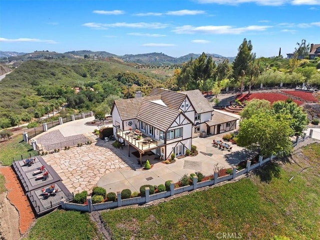 26780 Camino Seco, Temecula, CA 92590 - aerial view of property and surrounding area featuring mountains