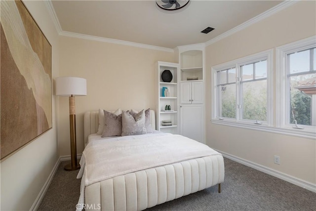 24352 Santa Clara Ave, Dana Point, CA 92629 - carpeted bedroom featuring baseboards and ornamental molding