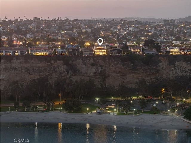 24352 Santa Clara Ave, Dana Point, CA 92629 - pool at dusk with a water view
