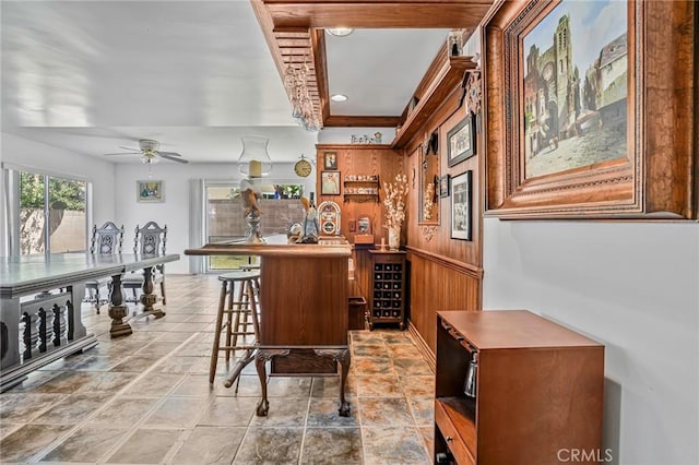9522 Yellowstone Dr, Huntington Beach, CA 92646 - bar featuring ceiling fan