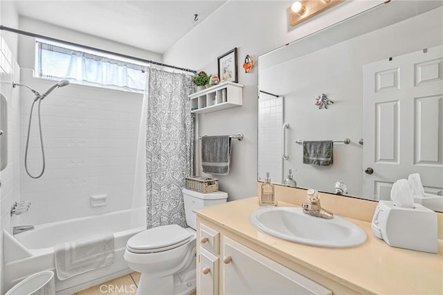 9522 Yellowstone Dr, Huntington Beach, CA 92646 - bathroom featuring vanity and shower / tub combo with curtain