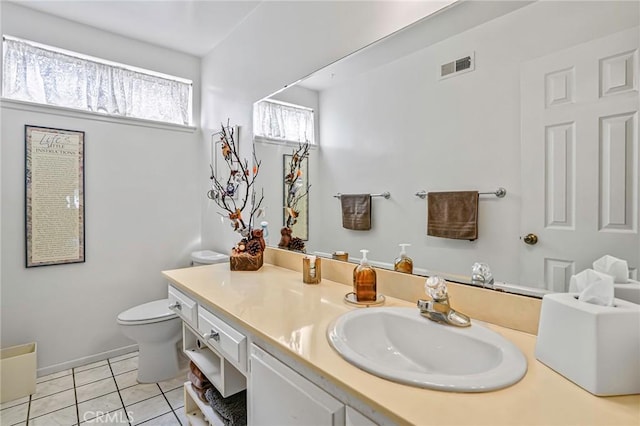 9522 Yellowstone Dr, Huntington Beach, CA 92646 - bathroom with vanity and tile patterned flooring