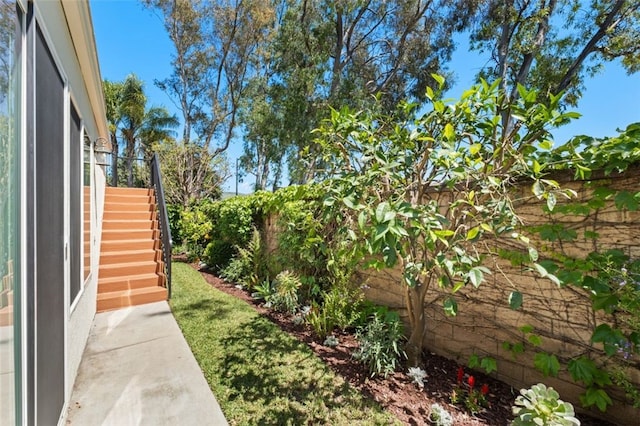 8542 E Heatherview Ln, Orange, CA 92869 - view of yard with stairway