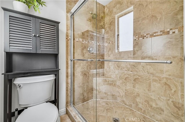 4017 Cottonwood Grove Trl, Calabasas, CA 91301 - full bath with a shower stall and toilet