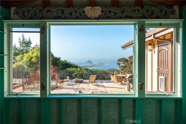 2743 Rodman Dr, Los Osos, CA 93402 - doorway featuring a water view