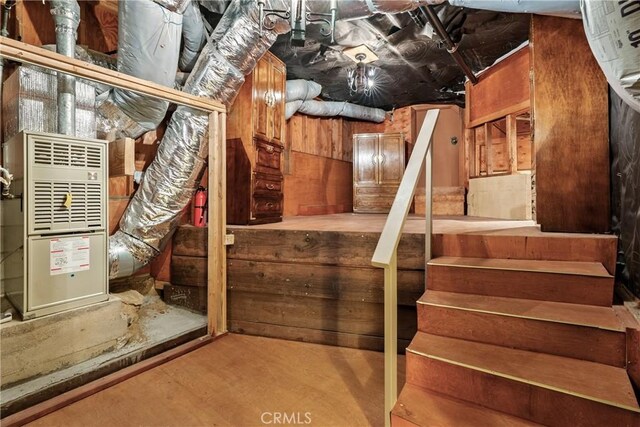 2743 Rodman Dr, Los Osos, CA 93402 - unfinished below grade area featuring stairway