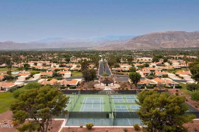 72460 Rodeo Way, Rancho Mirage, CA 92270 - aerial view of residential area featuring a mountain backdrop