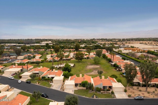 72460 Rodeo Way, Rancho Mirage, CA 92270 - aerial overview of property's location featuring mountains and nearby suburban area