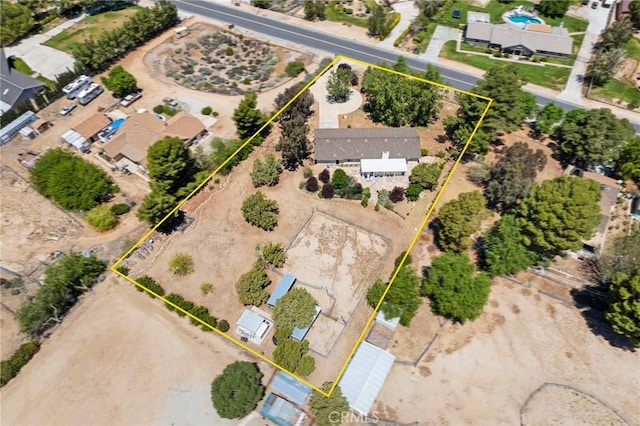 drone / aerial view