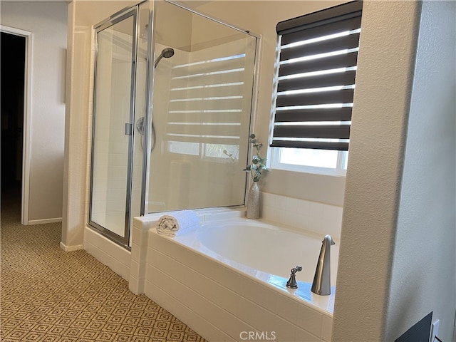 36613 Wandering Pl, Murrieta, CA 92563 - bathroom featuring a shower stall and a bath