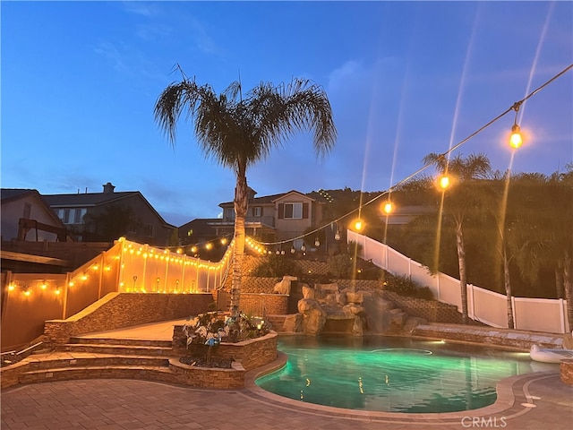 36613 Wandering Pl, Murrieta, CA 92563 - view of pool featuring a fenced backyard and a patio