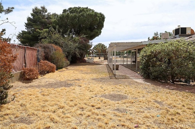 16109 Chuka Ave, Palmdale, CA 93591 - view of yard featuring fence and a pergola
