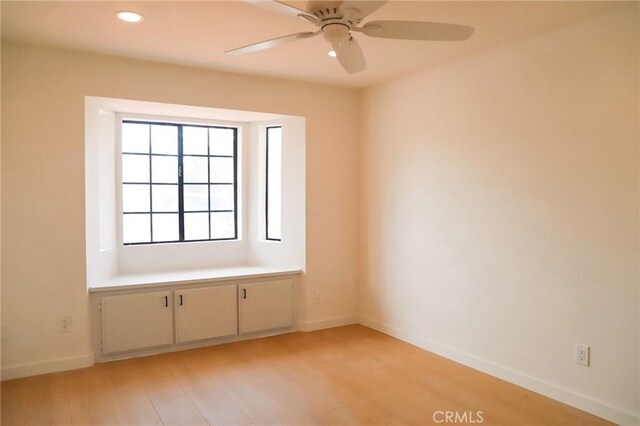 16109 Chuka Ave, Palmdale, CA 93591 - empty room with a ceiling fan, recessed lighting, and baseboards