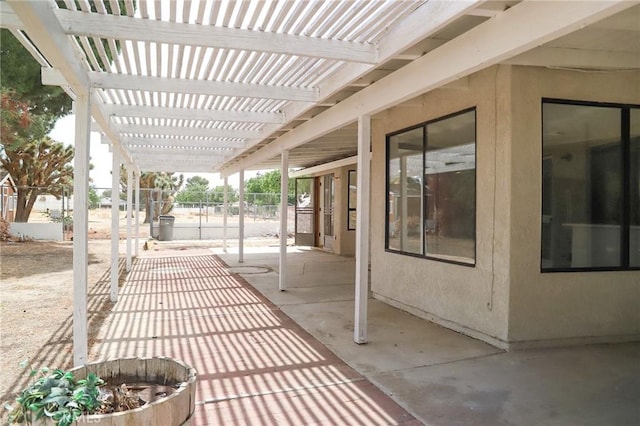 16109 Chuka Ave, Palmdale, CA 93591 - view of patio featuring fence and a pergola