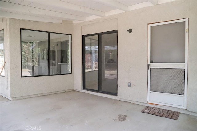 16109 Chuka Ave, Palmdale, CA 93591 - entrance to property featuring a patio area and stucco siding