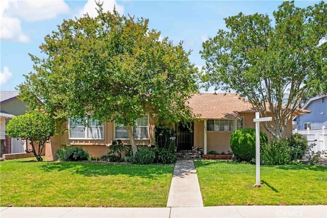 18633 Gledhill St, Northridge, CA 91324 - view of property hidden behind natural elements with stucco siding