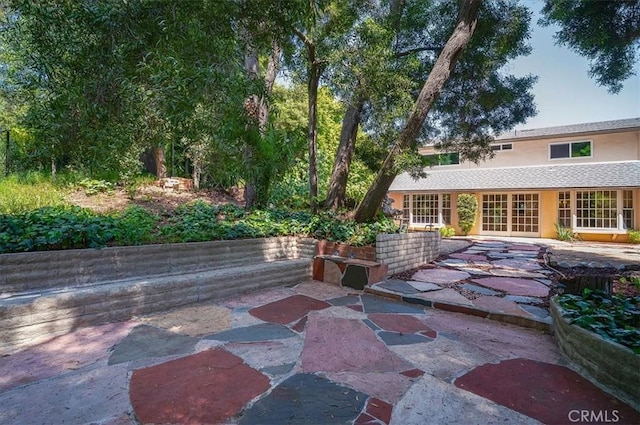2521 Wildrose Ln, Upland, CA 91784 - view of patio featuring french doors