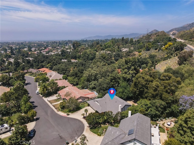 2521 Wildrose Ln, Upland, CA 91784 - aerial view of a mountain backdrop