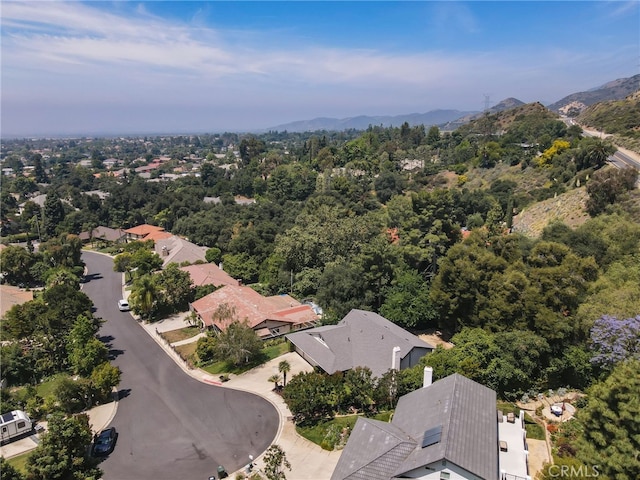 2521 Wildrose Ln, Upland, CA 91784 - bird's eye view of a mountain backdrop
