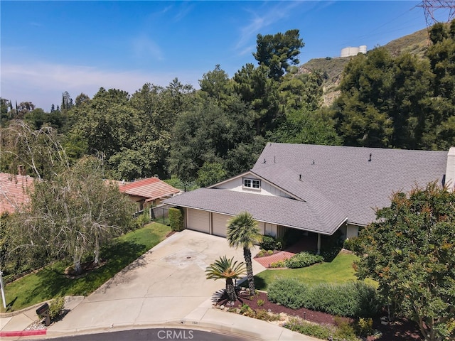2521 Wildrose Ln, Upland, CA 91784 - aerial view of property and surrounding area