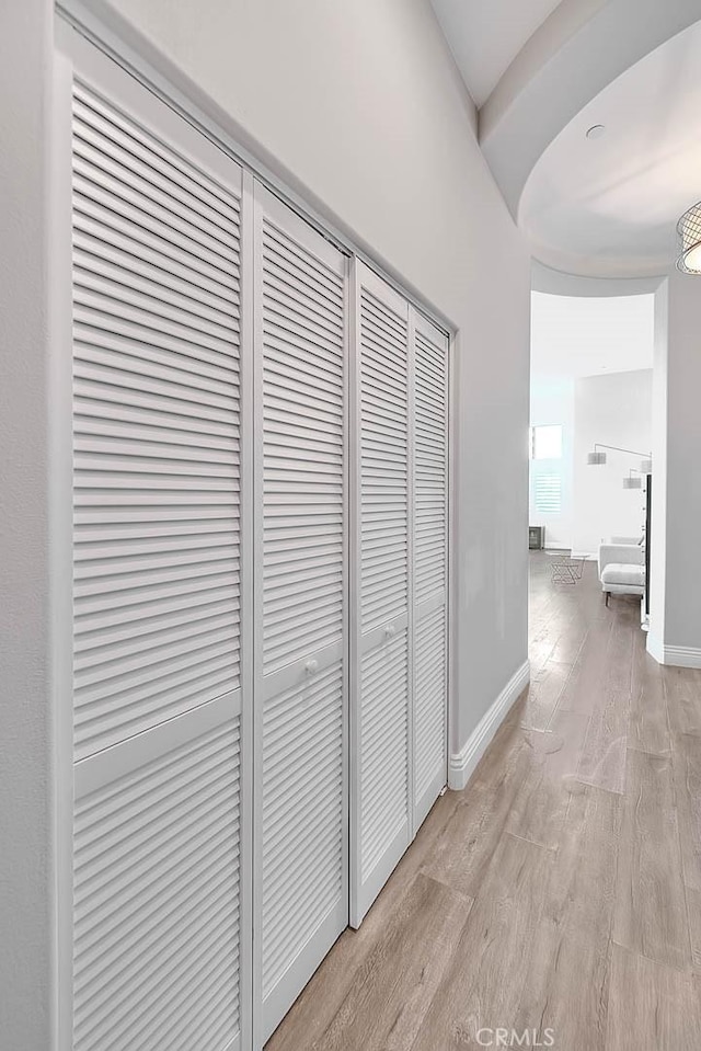 600 N Atlantic Blvd Unit 209, Monterey Park, CA 91754 - corridor featuring light wood-style floors and baseboards