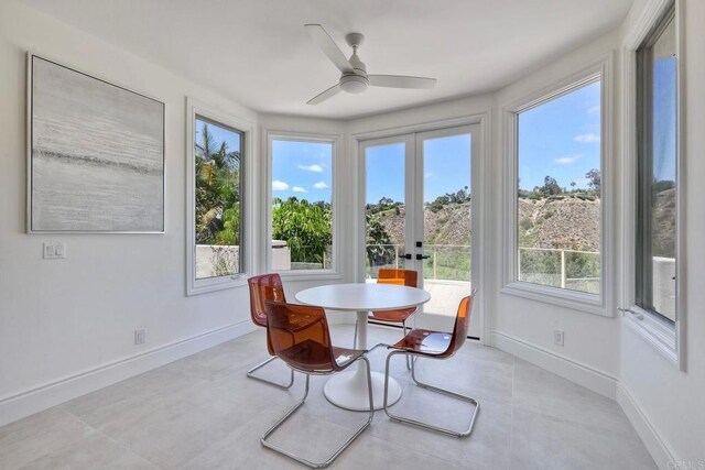 6039 Calle Camposeco, Rancho Santa Fe, CA 92067 - sunroom with french doors
