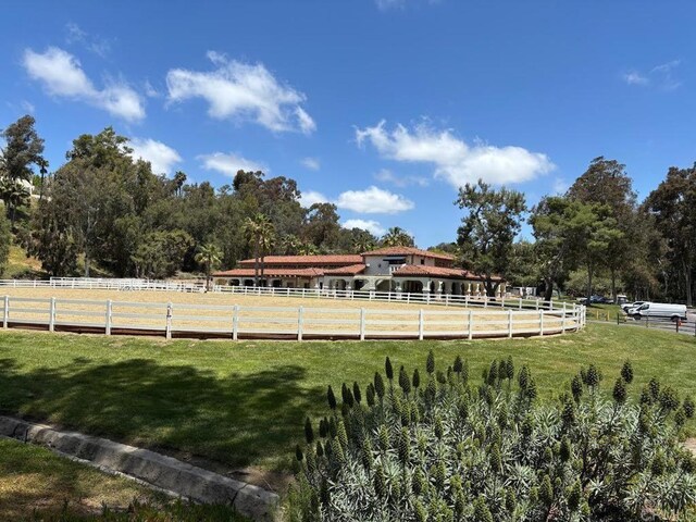 6039 Calle Camposeco, Rancho Santa Fe, CA 92067 - view of yard with a rural view