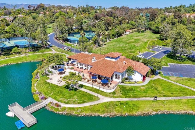 6039 Calle Camposeco, Rancho Santa Fe, CA 92067 - drone / aerial view of a large body of water