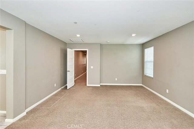 894 Harvest Ave, Upland, CA 91786 - empty room featuring baseboards, light carpet, and recessed lighting