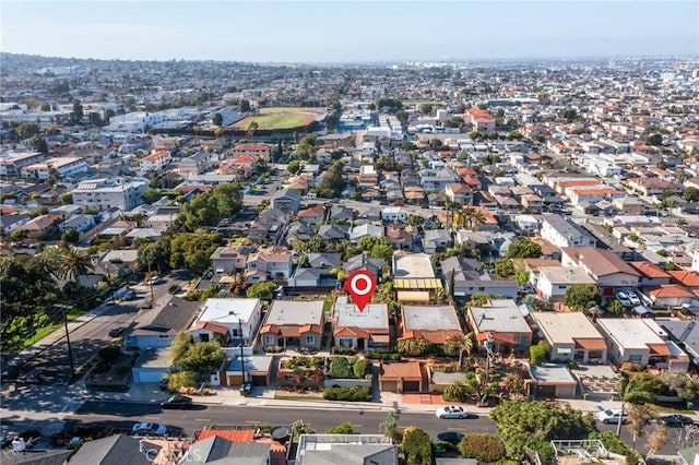 872 W 21st St, San Pedro, CA 90731 - aerial overview of property's location with nearby suburban area