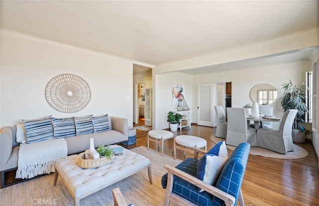 872 W 21st St, San Pedro, CA 90731 - living area with wood finished floors